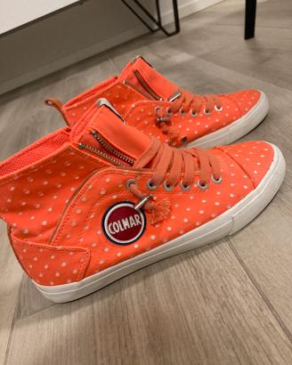 Sneakers alte COLMAR arancio fluo taglia 37