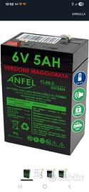 Batteria piombo 6v