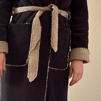 Cappotto lungo in treddy