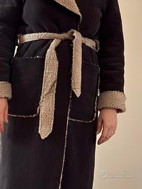 Cappotto lungo in treddy