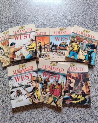 lotto 8 fumetti Tex Almanacco del West