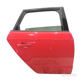 Porta posteriore destra Audi A3 8V del 2013 Rossa
