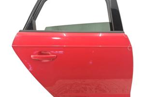 Porta posteriore destra Audi A3 8V del 2013 Rossa