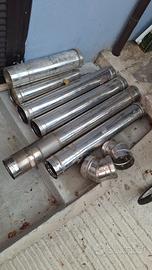 5 metri di tubi inox da 150