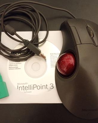 Trackball ottica Microsoft USB/PS2