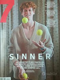 JANNIK SINNER riviste copertine interviste