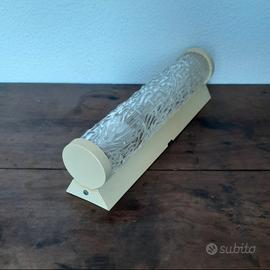 Lampada applique "corteccia", design modernariato 