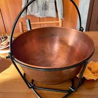 paiolo in rame motorizzato