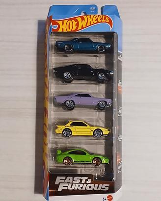 hot wheels 5 pack fast & furious 