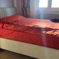 letto contenitore Oggioni in pelle