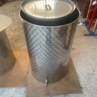 botte da 300litri acciaio inox