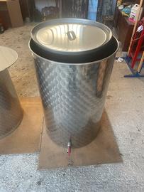 botte da 300litri acciaio inox