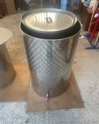 botte da 300litri acciaio inox