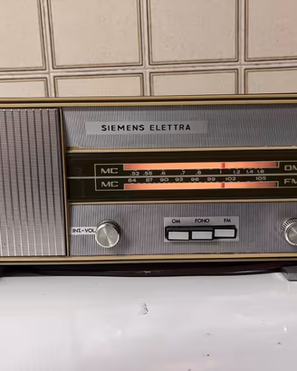 Radio Vintage SIEMENS ELETTRA RR 627 B - Anni '70