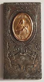 placca in argento libro devozionale
