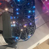 Mini lucciole,da 180 Luci, colore viola, blu rosso