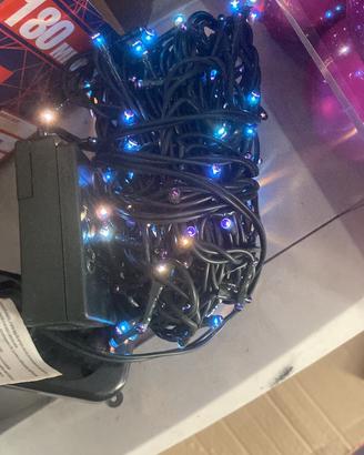 Mini lucciole,da 180 Luci, colore viola, blu rosso