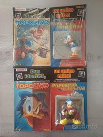 Topolino 3631/3632 con statuette Paperino e PK