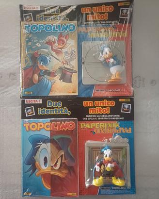 Topolino 3631/3632 con statuette Paperino e PK