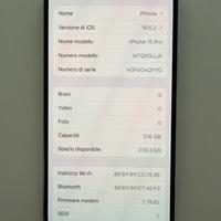 iphone 15 pro 256gb - nero