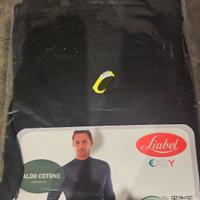 Maglia Liabel caldo cotone uomo nera