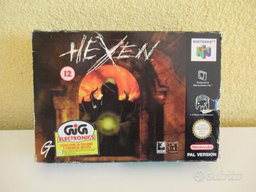 HEXEN NINTENDO 64, Gig PAL, ITALIANO, completo