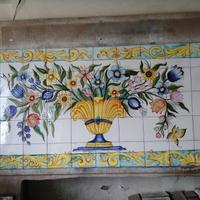 Pannelli decori a mano vietri casa tavolo frutta b