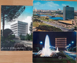 3 cartoline Roma Eur