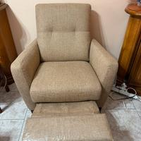 Poltrona elettrica reclinabile