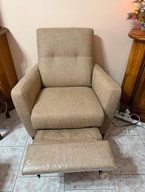 Poltrona elettrica reclinabile