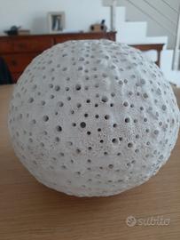 lampada riccio ceramica leccese di Luigi Martina