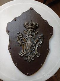 Stemma araldico decorativo, vintage da parete