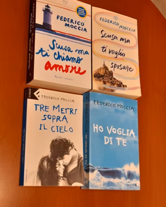 4 libri di Federico Moccia.