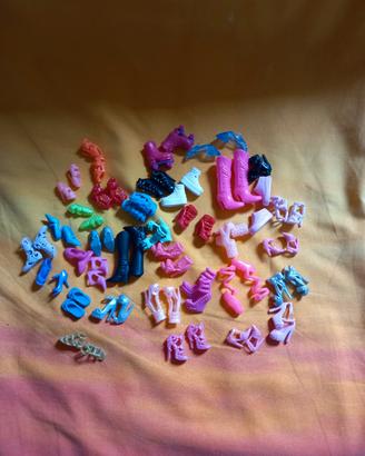 lotto scarpette Barbie 