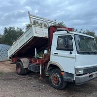 Iveco fiat 109 14 gru e ribaltabile