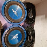 casse , woofer e amplificatore 