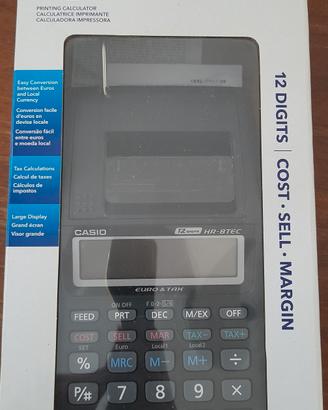 Calcolatrice scrivente Casio HR-8TEC