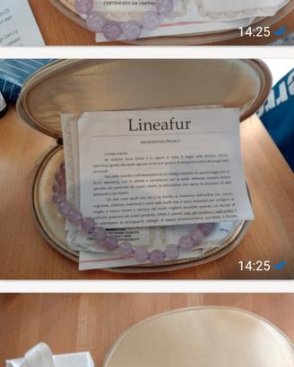 collana e orecchini in calcedonio 