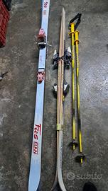 SCARPONI + COPPIA SCI VCENDIBILI ANCHE SEPARATAMEN