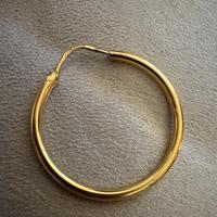 Orecchino in argento 925 colore oro