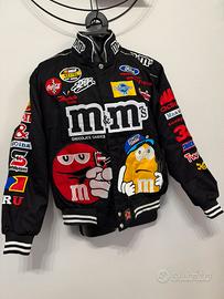 M&m's nascar jacket L  cup jh design racing bomber