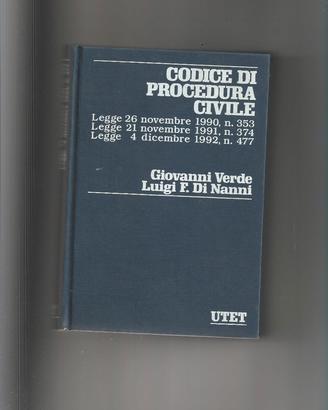 CODICE DI PROCEDURA CIVILE HOEPLI 1993