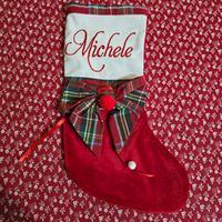 Calza personalizzata nome "Michele"