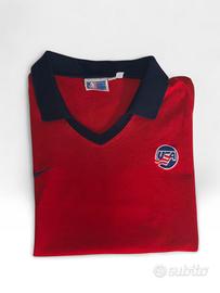 Polo Nike Vintage Usa Hockey Made in Usa Tg L