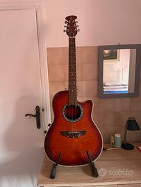Chitarra acustica Clarissa  + supporto da terra