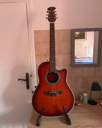 Chitarra acustica Clarissa  + supporto da terra