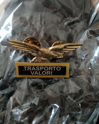 Spilla trasporto valori guardie giurate