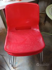 sedie da esterno in plastica 