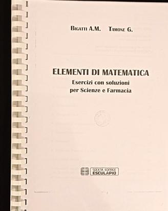 ELEMENTI DI MATEMATICA - Esercizi con soluzioni
