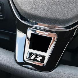 Logo R line volante stemma posteriore vw golf